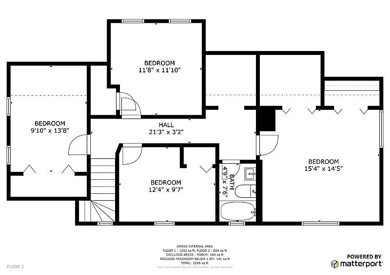 7 bed, 2 bath apartment for rent at 53 Bristol Rd Unit 2, Medford — photo 5 of 5