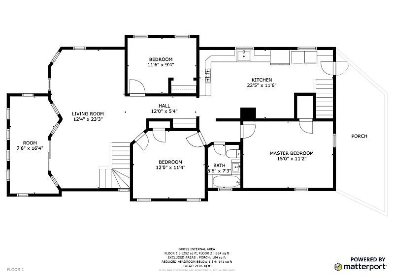 7 bed, 2 bath apartment for rent at 53 Bristol Rd Unit 2, Medford — photo 4 of 5