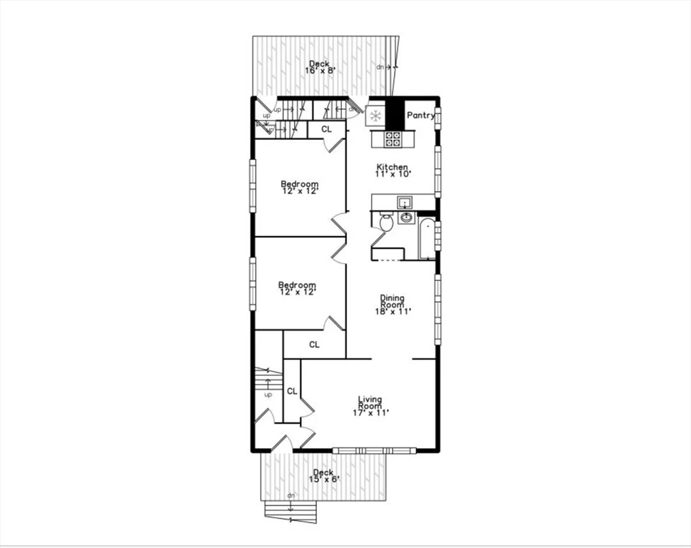 2 bed, 1 bath apartment for rent at 53 Fairfax St Unit 1, Teele Square — photo 14 of 15