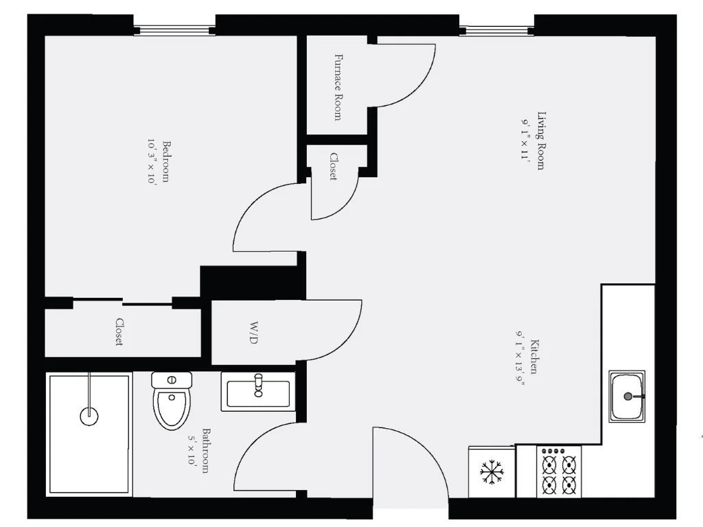 1 bed, 1 bath apartment for rent at 536 Broadway Unit 104, Everett — photo 9 of 14
