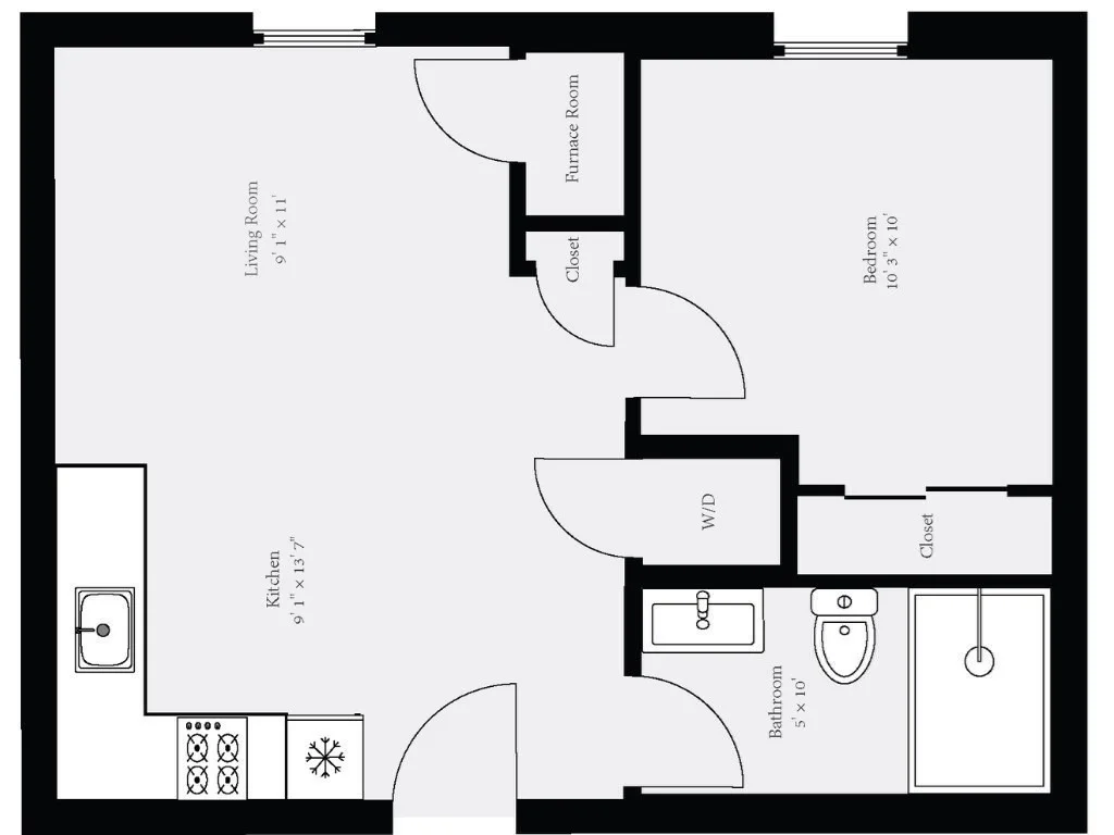 1 bed, 1 bath apartment for rent at 536 Broadway Unit 105, Everett — photo 11 of 16
