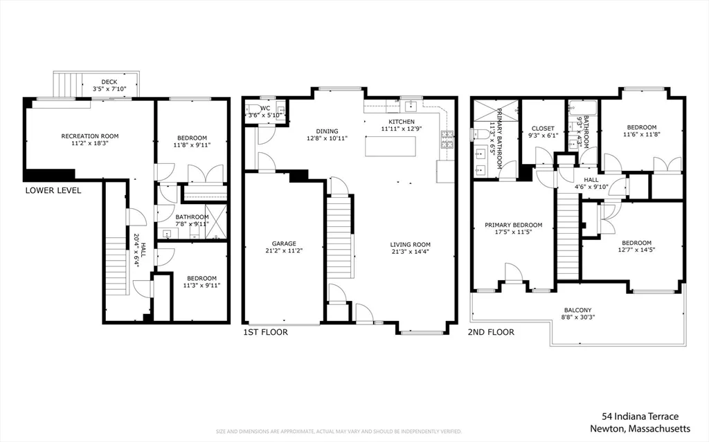 4 bed, 3 bath apartment for rent at 54 Indiana Ter Unit 54, Newton Upper Falls — photo 25 of 25