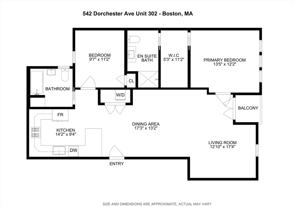 2 bed, 2 bath apartment for rent at 542 Dorchester Ave Unit 302, South Boston — photo 33 of 33