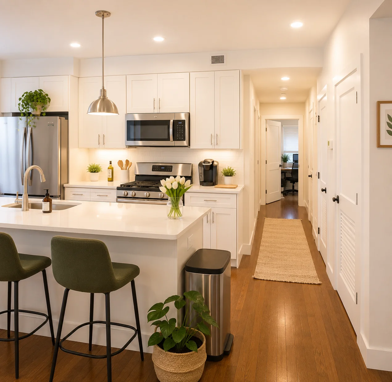 2 bed, 2 bath apartment for rent at 542 Massachusetts Ave Unit 201, South End — photo 4 of 5