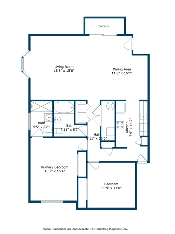 2 bed, 2 bath apartment for rent at 55 Angleside Rd Unit 5, Waltham — photo 18 of 18