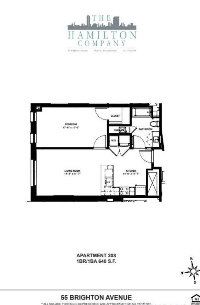 1 bed, 1 bath apartment for rent at 55 Brighton Ave Unit 208, Allston — photo 14 of 18