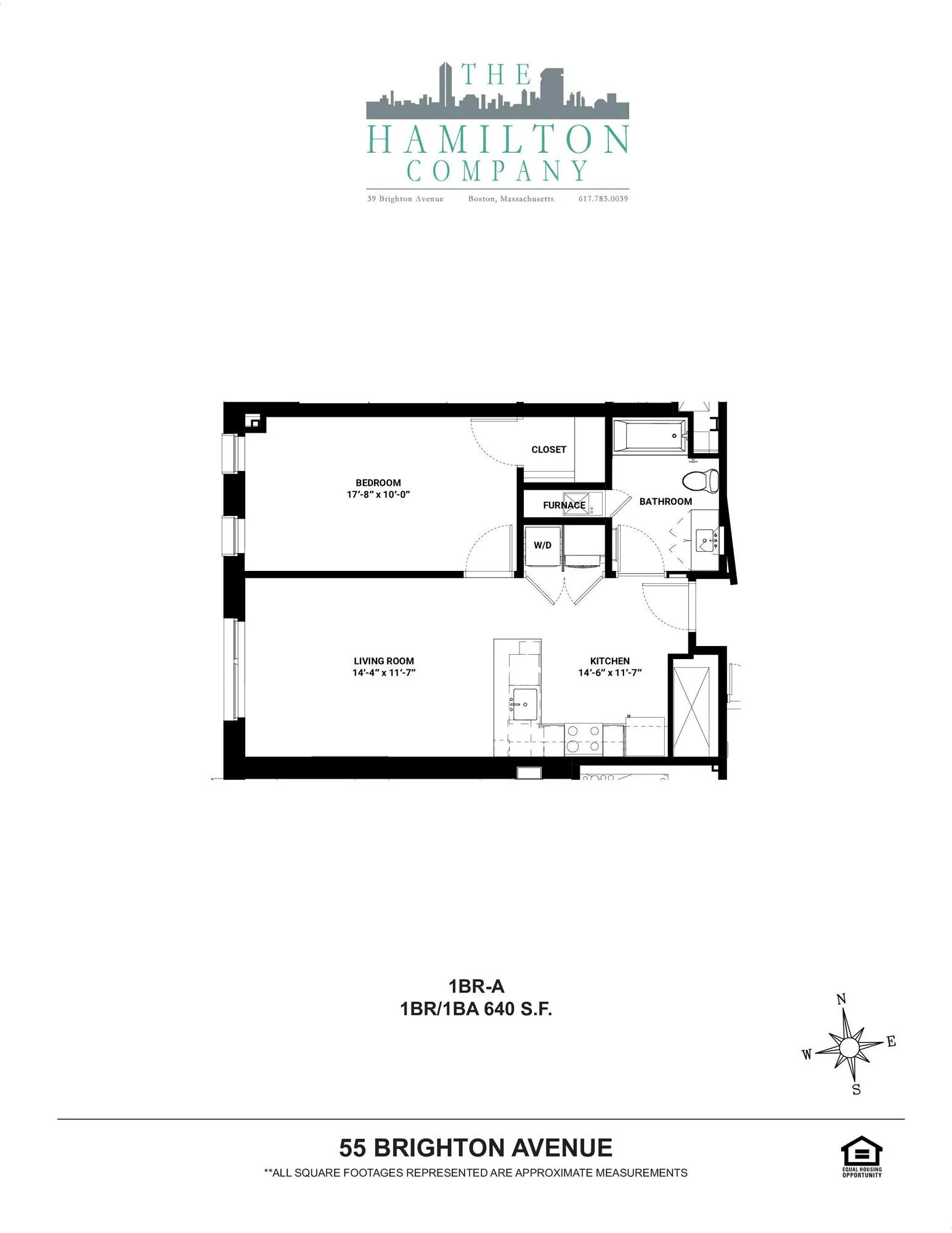 1 bed, 1 bath apartment for rent at 55 Brighton Ave Unit 214, Allston — photo 8 of 17