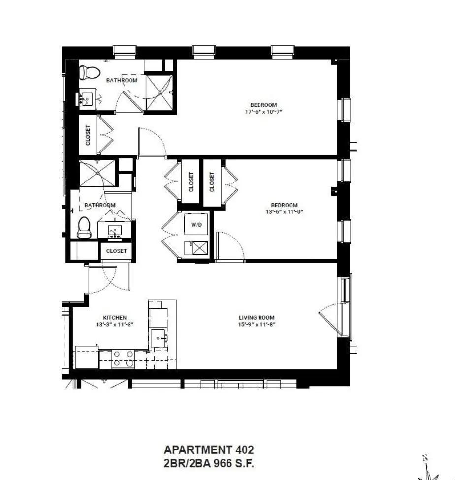 2 bed, 2 bath apartment for rent at 55 Brighton Ave Unit 504, Allston — photo 14 of 18