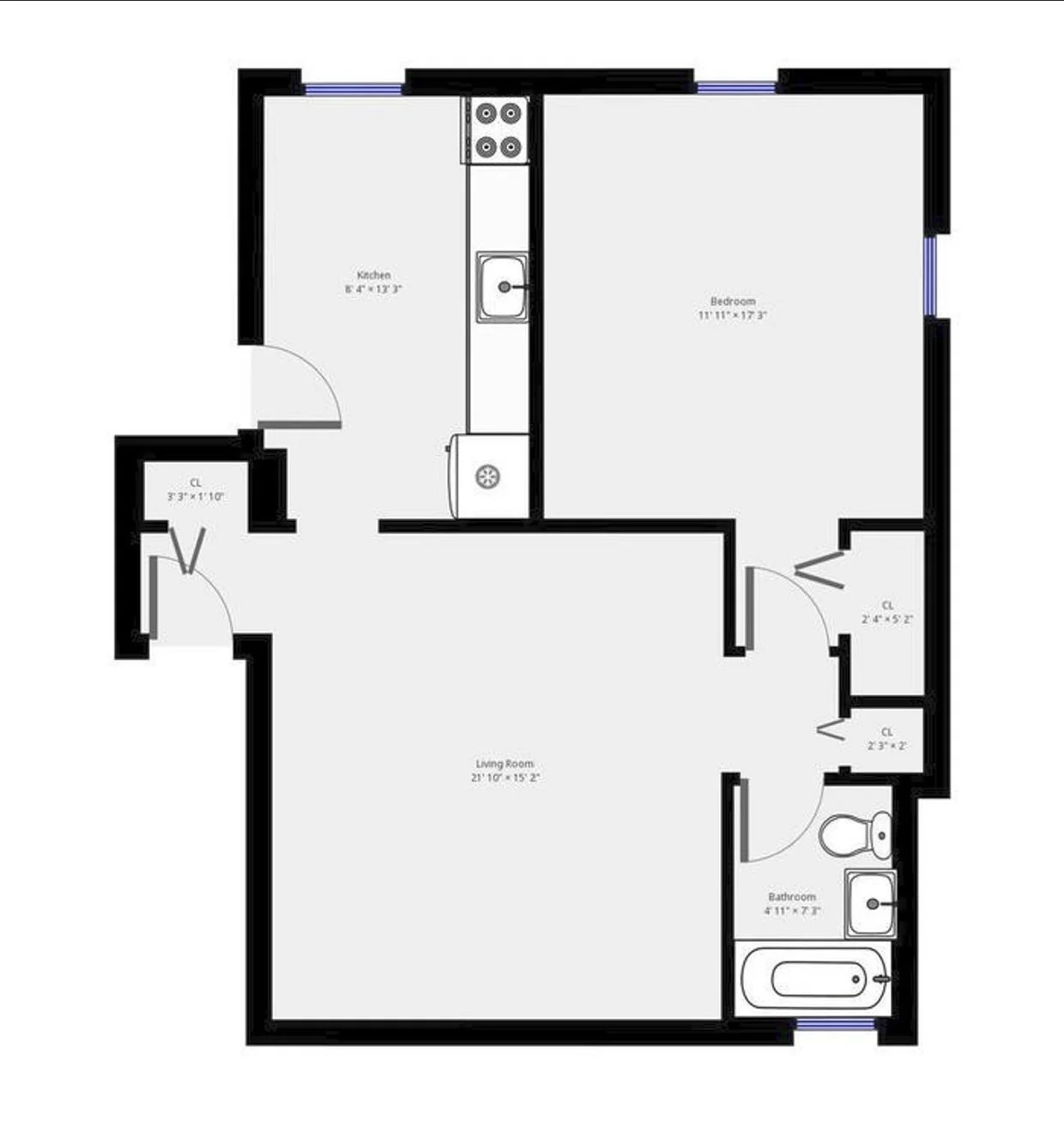 1 bed, 1 bath apartment for rent at 55 Colborne Rd Unit 6, Brighton — photo 6 of 12