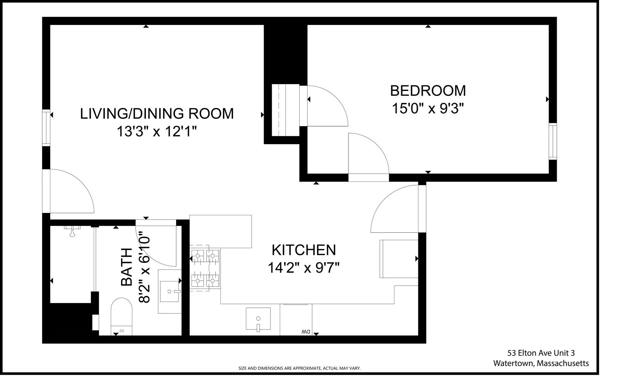 1 bed, 1 bath apartment for rent at 55 Elton Ave Unit 3, Watertown — photo 12 of 12