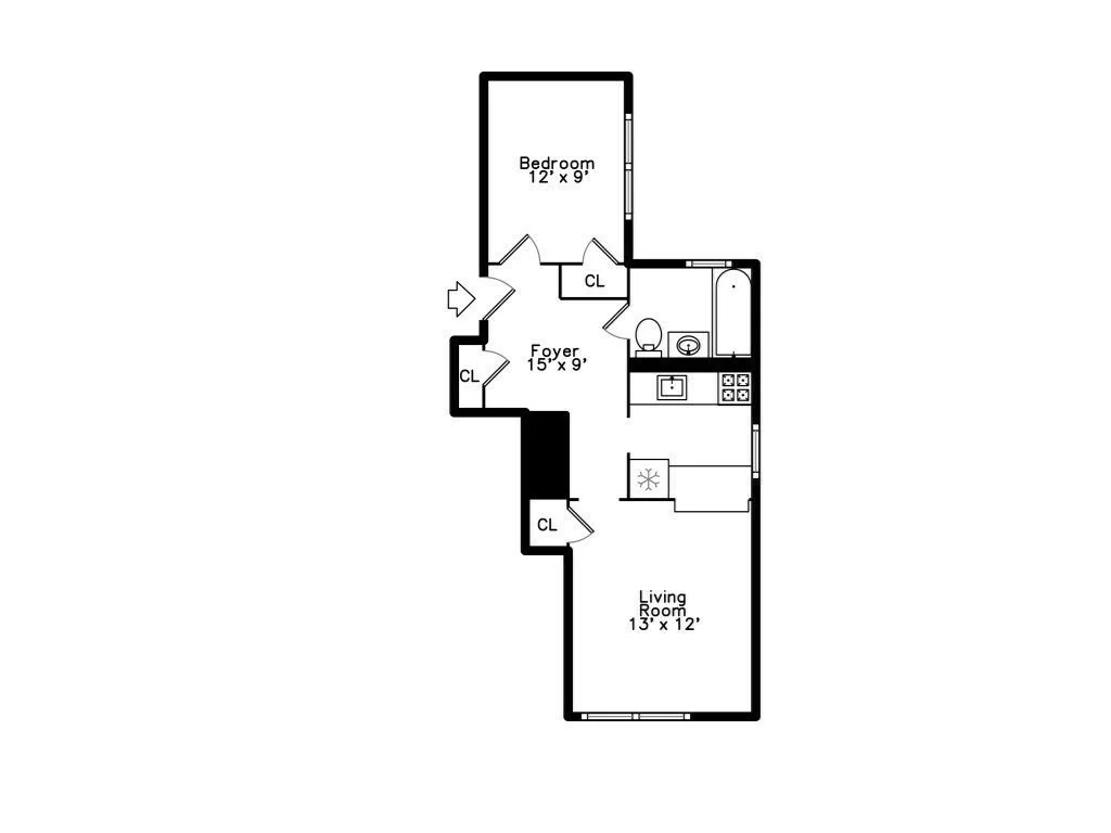 1 bed, 1 bath apartment for rent at 56 Charlesgate E Unit 146, Fenway — photo 8 of 8