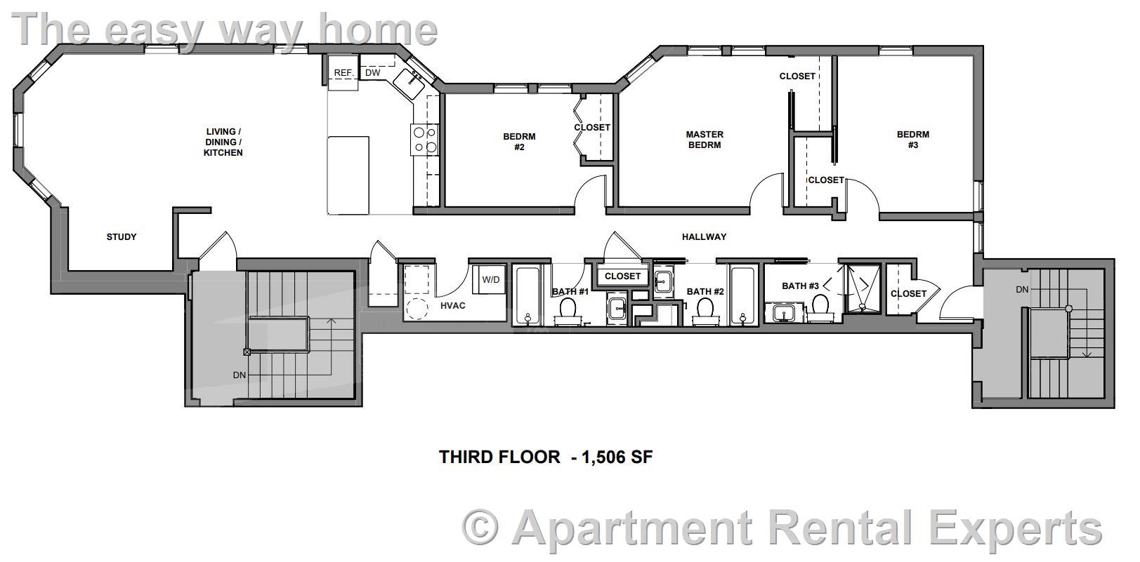 3 bed, 3 bath apartment for rent at 56 John F Kennedy St Unit 4, Harvard Square — photo 18 of 18