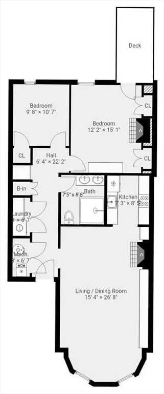 2 bed, 1 bath apartment for rent at 565 Massachusetts Ave Unit 2, South End — photo 31 of 31