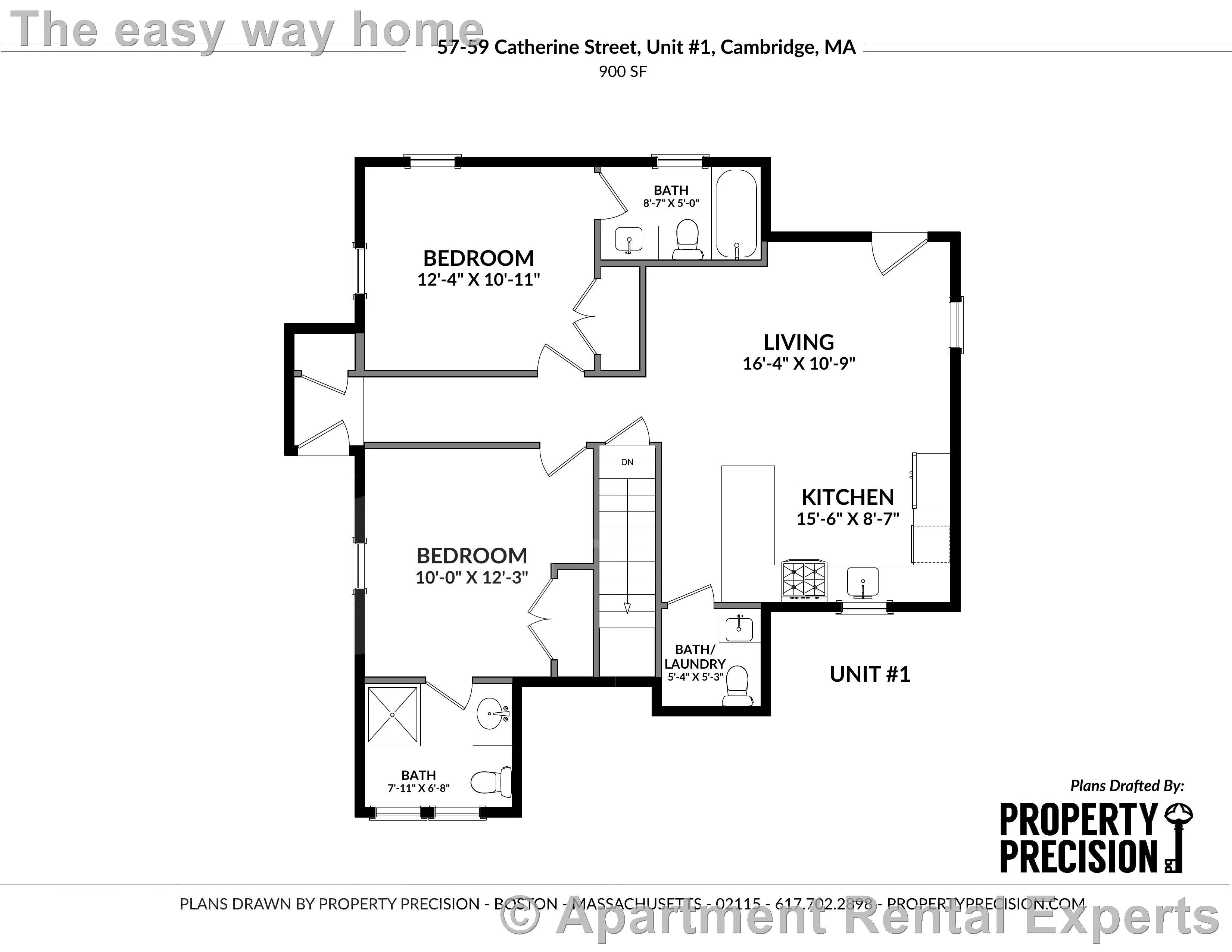 2 bed, 2 bath apartment for rent at 57-59 Catherine St Unit 1, Jamaica Plain — photo 15 of 15