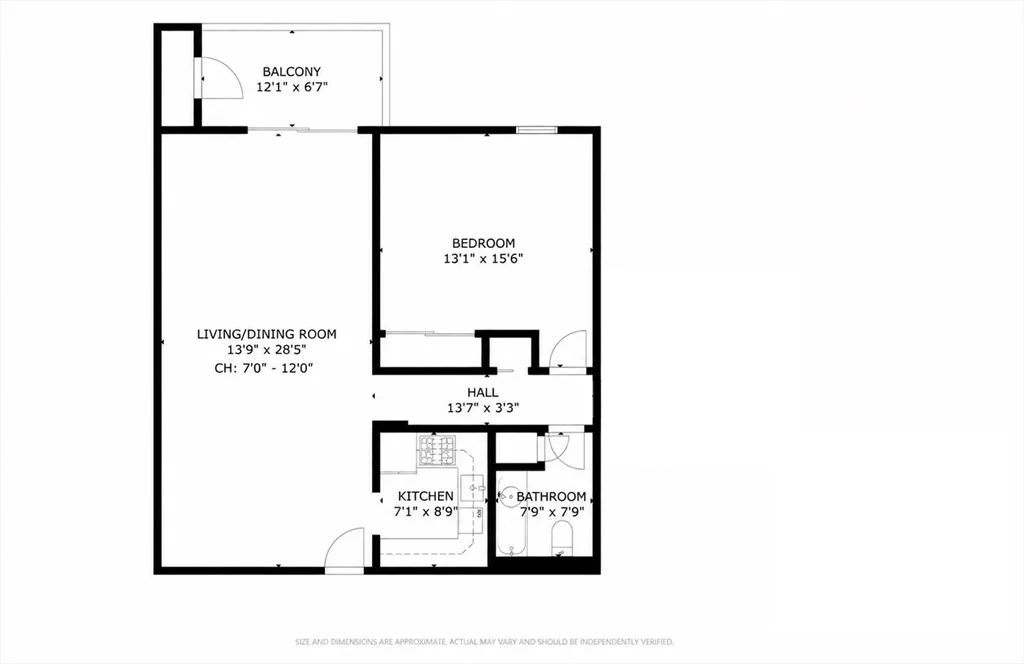 1 bed, 1 bath apartment for rent at 57 Broadlawn Park Unit 11B, Chestnut Hill — photo 13 of 13