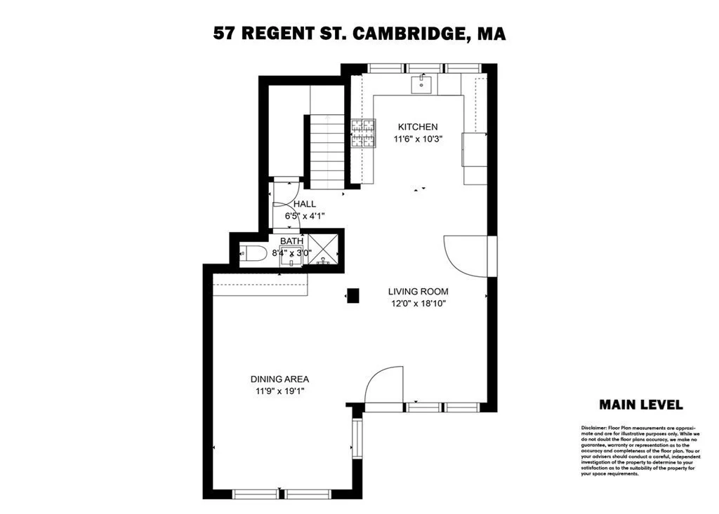 2 bed, 2 bath apartment for rent at 57 Regent St Unit 4, Porter Square — photo 18 of 21