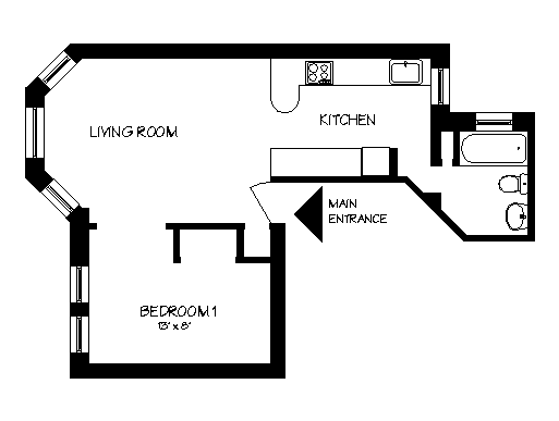 1 bed, 1 bath apartment for rent at 57 Westland Ave Unit 9, Fenway — photo 14 of 14
