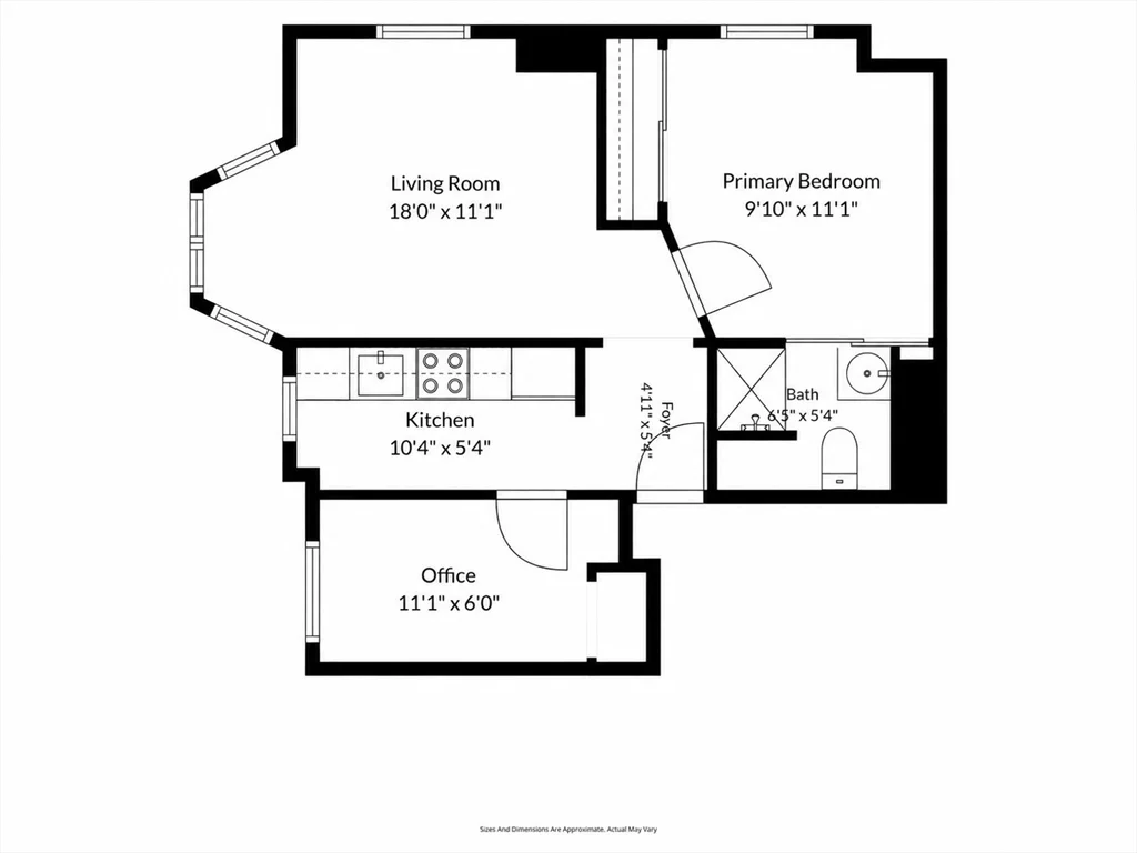 1 bed, 1 bath apartment for rent at 58-60 Clarendon St Unit 3, South End — photo 12 of 12