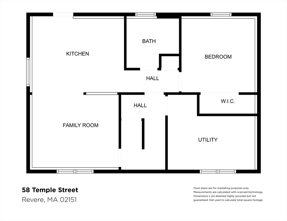 1 bed, 1 bath apartment for rent at 58 Temple Unit 1, Revere — photo 10 of 10