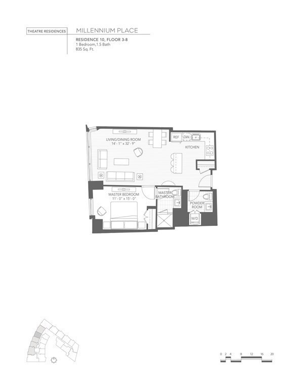 1 bed, 1 bath apartment for rent at 580 Washington St Unit 310, Midtown — photo 33 of 33