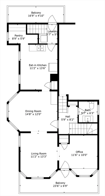 3 bed, 1 bath apartment for rent at 59 Liberty Ave Unit 2, Ball Square — photo 21 of 22