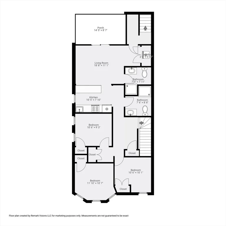 3 bed, 2 bath apartment for rent at 594 East 2nd Unit 2, South Boston — photo 24 of 24