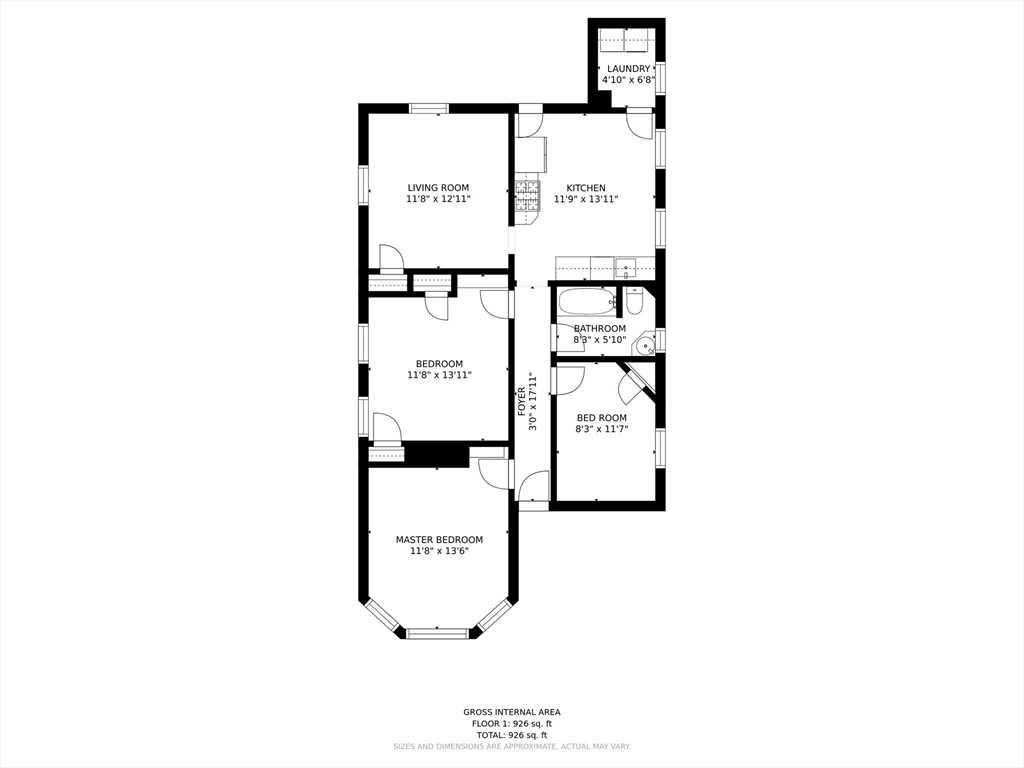 3 bed, 1 bath apartment for rent at 6 Bellflower St Unit 2, Dorchester — photo 14 of 18