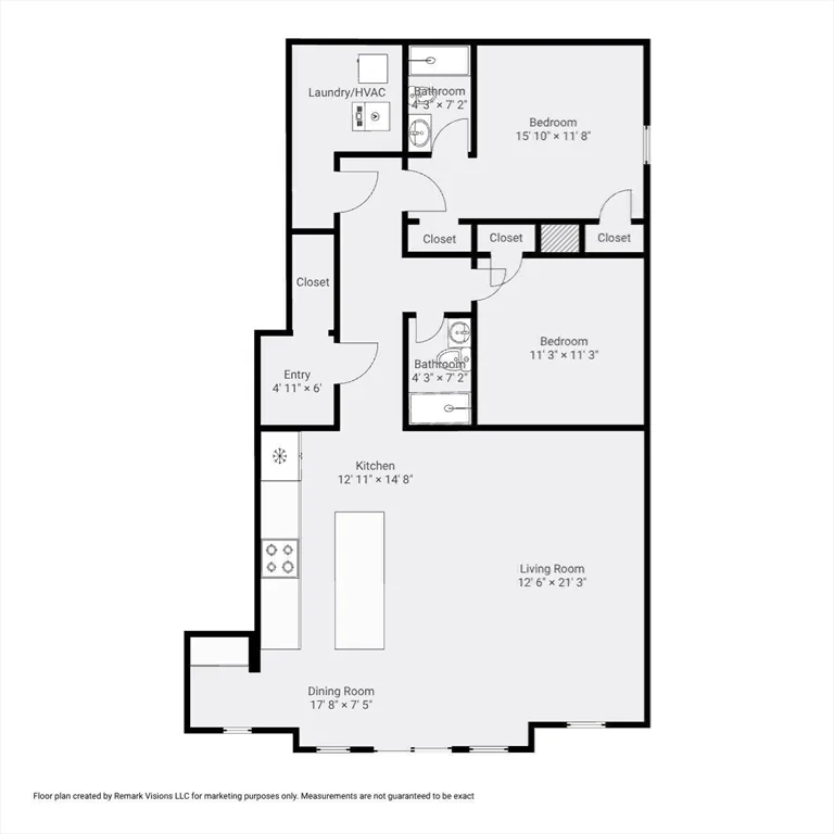 2 bed, 2 bath apartment for rent at 6 Gen Devine Way Unit 1, South Boston — photo 36 of 36