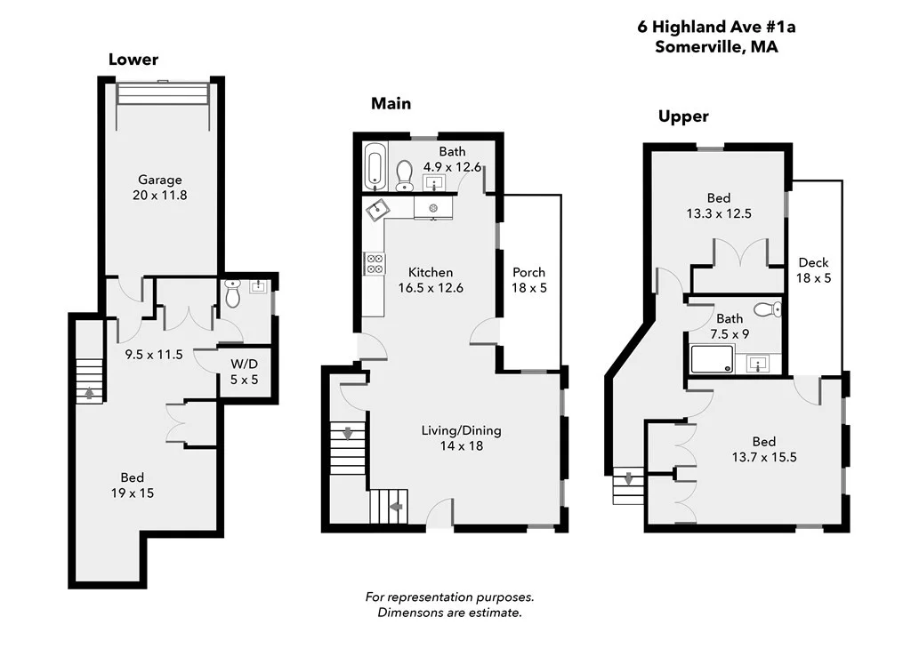3 bed, 2 bath apartment for rent at 6 Highland Ave Unit 1A, Prospect Hill — photo 21 of 21