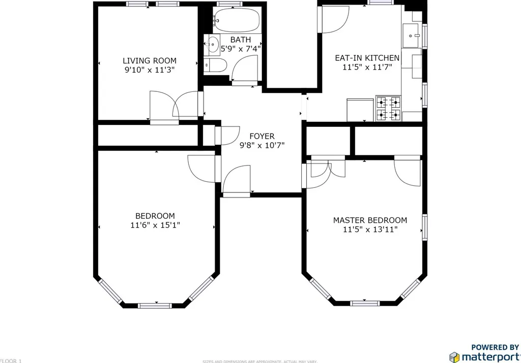 2 bed, 1 bath apartment for rent at 6 Hinckley St Unit 3D, Magoun Square — photo 11 of 11