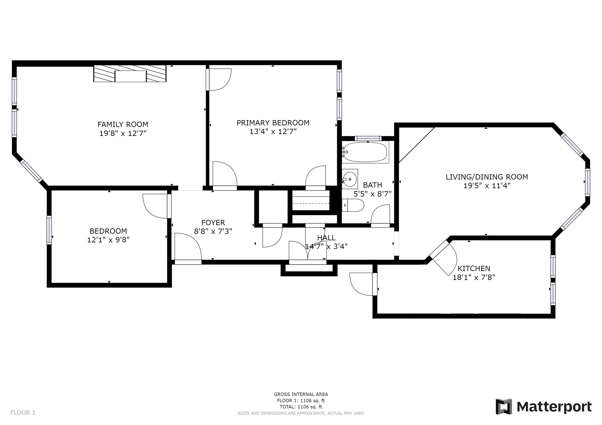 2 bed, 1 bath apartment for rent at 6 Newport Rd Unit 2, Baldwin — photo 10 of 11