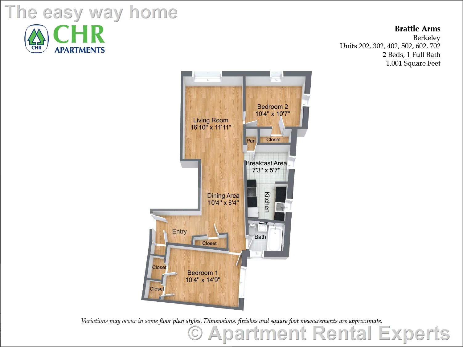 2 bed, 1 bath apartment for rent at 60 Brattle St Unit 402, Harvard Square — photo 9 of 14