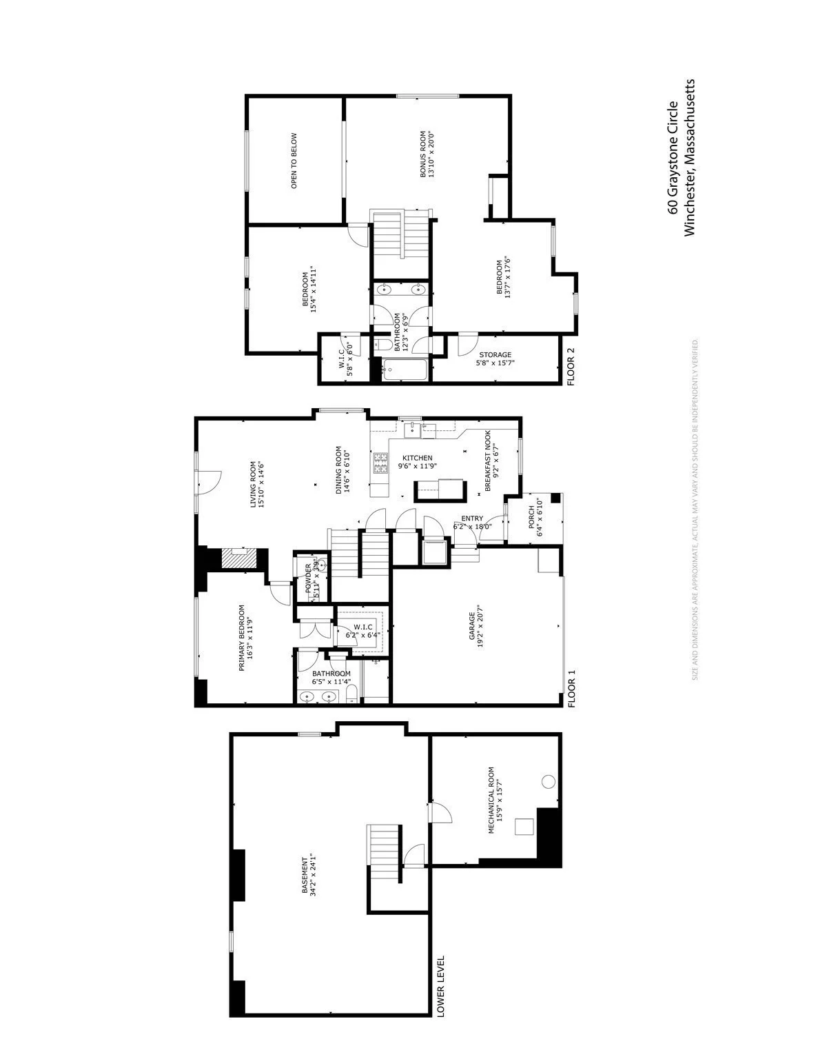 3 bed, 2 bath apartment for rent at 60 Graystone Unit 60, Winchester — photo 20 of 39