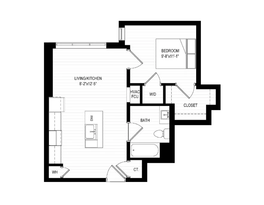 1 bed, 1 bath apartment for rent at 600 Broadway Unit 211, Everett — photo 10 of 27