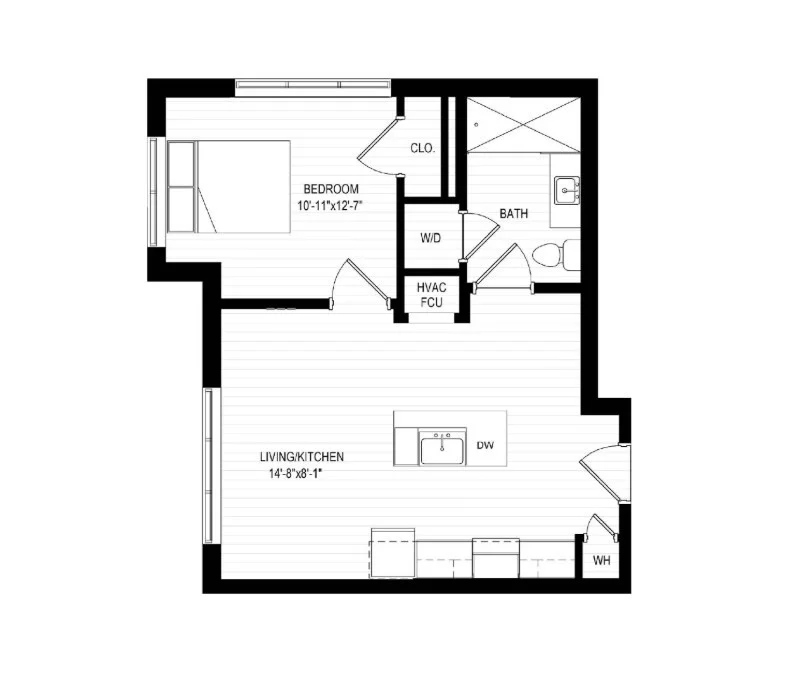 1 bed, 1 bath apartment for rent at 600 Broadway Unit 214, Everett — photo 8 of 25