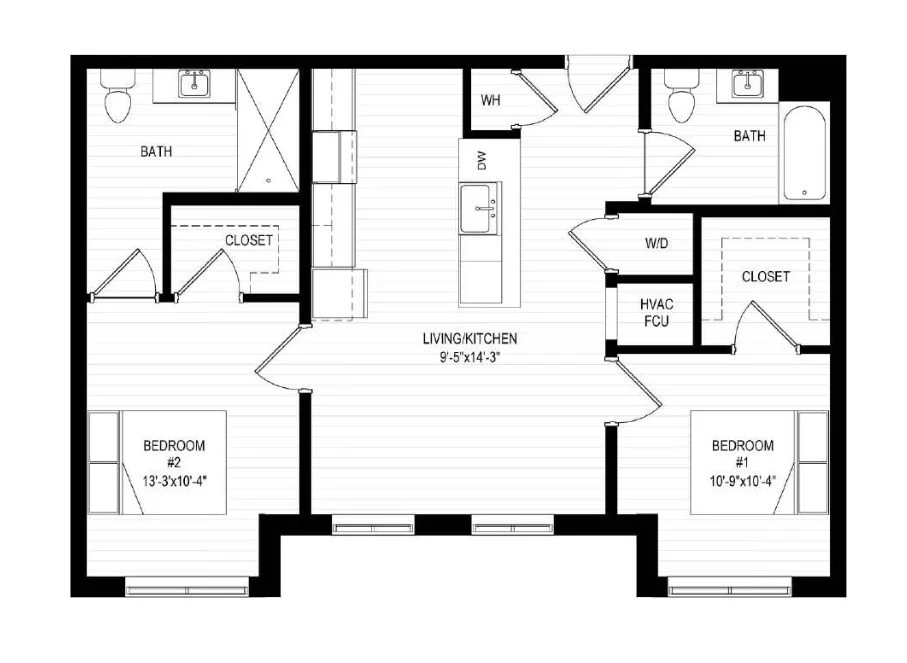 2 bed, 2 bath apartment for rent at 600 Broadway Unit 310, Everett — photo 13 of 30