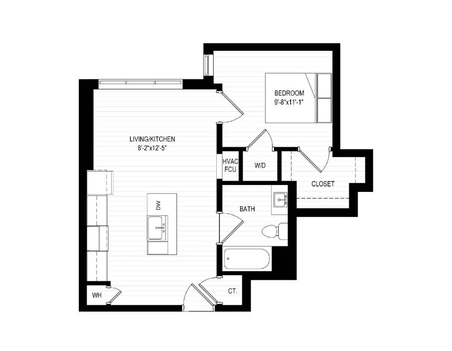 1 bed, 1 bath apartment for rent at 600 Broadway Unit 311, Everett — photo 10 of 27