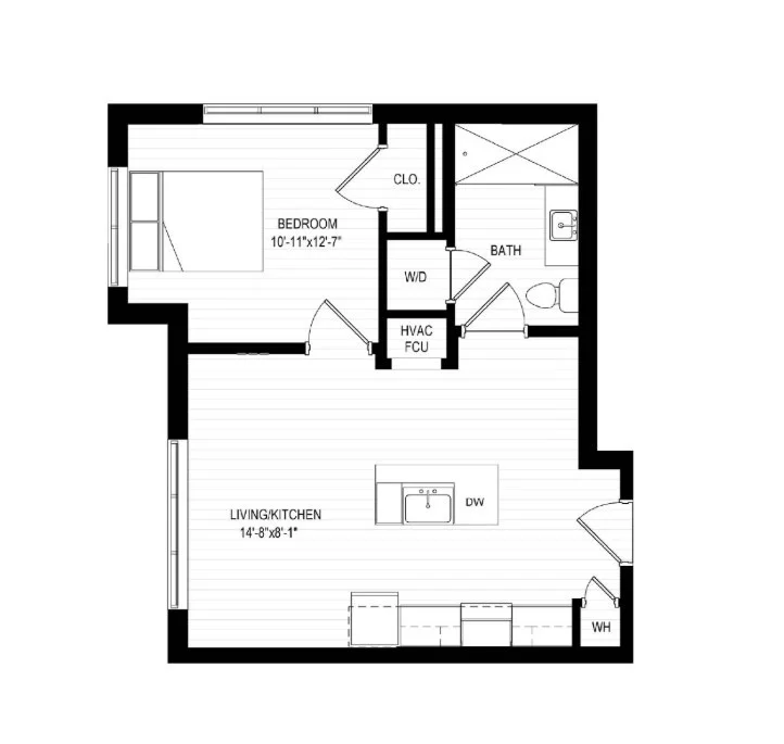 1 bed, 1 bath apartment for rent at 600 Broadway Unit 501, Everett — photo 8 of 25