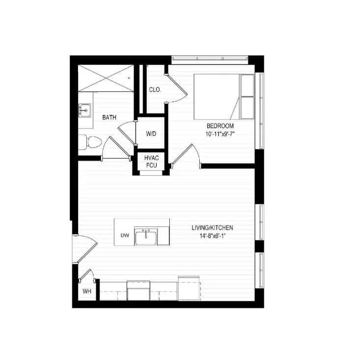 1 bed, 1 bath apartment for rent at 600 Broadway Unit 502, Everett — photo 8 of 25