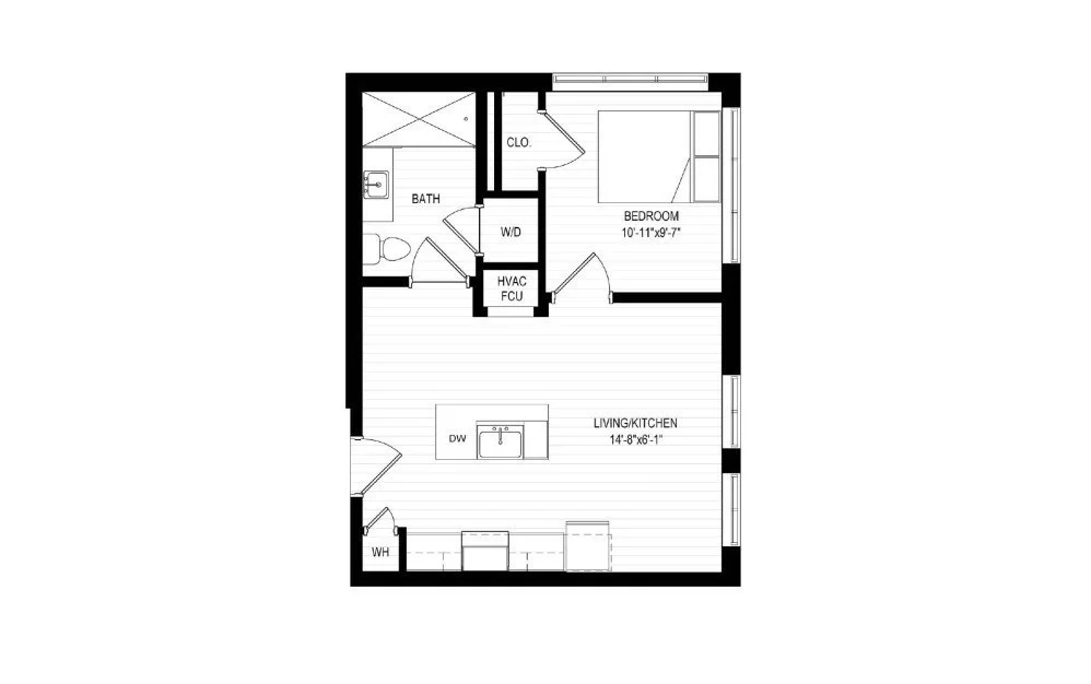1 bed, 1 bath apartment for rent at 600 Broadway Unit 602, South Boston — photo 8 of 25