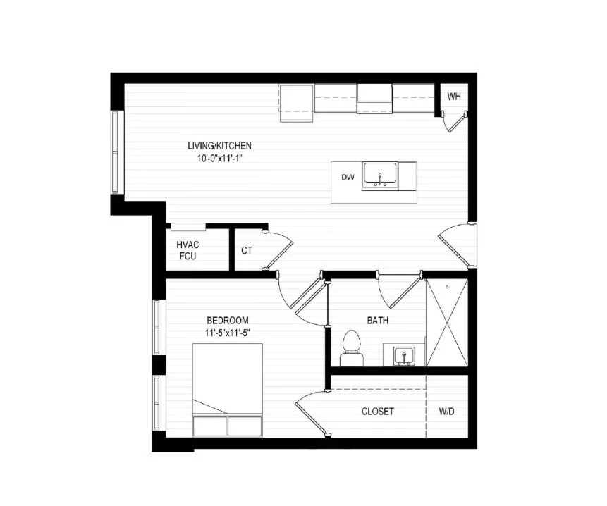 1 bed, 1 bath apartment for rent at 600 Broadway Unit 605, Everett — photo 11 of 28