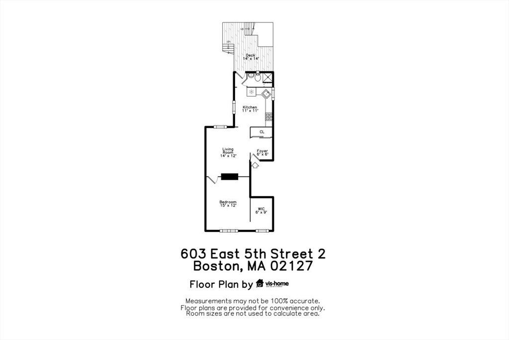1 bed, 1 bath apartment for rent at 603 E 5th St Unit 2, South Boston — photo 18 of 18