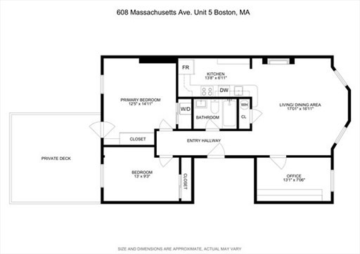 2 bed, 1 bath apartment for rent at 608 Massachusetts Ave Unit 5, South End — photo 41 of 41