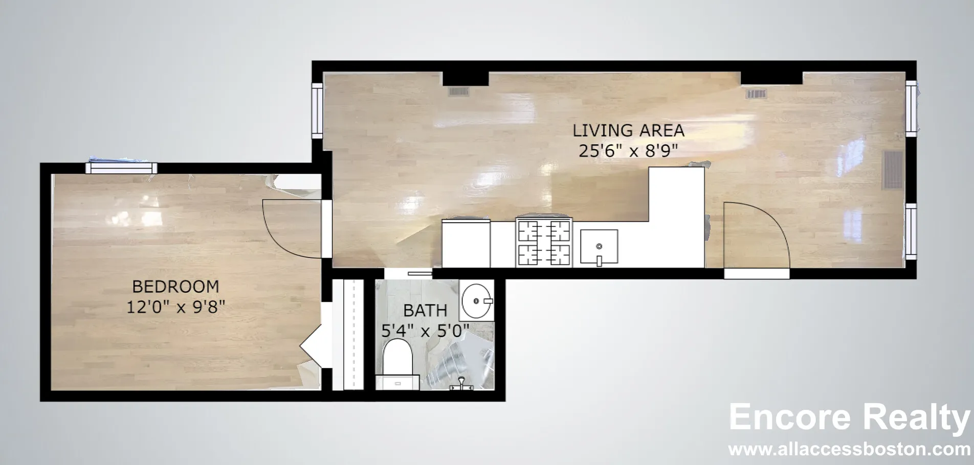 1 bed, 1 bath apartment for rent at 61 Joy St Unit 1, Beacon Hill — photo 9 of 9