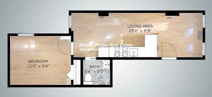 1 bed, 1 bath apartment for rent at 61 Joy St Unit 1, Beacon Hill — photo 6 of 7