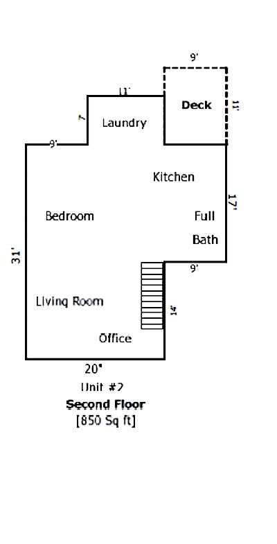 1.5 bed, 1 bath apartment for rent at 61 Market St Unit 2, The Port — photo 10 of 10