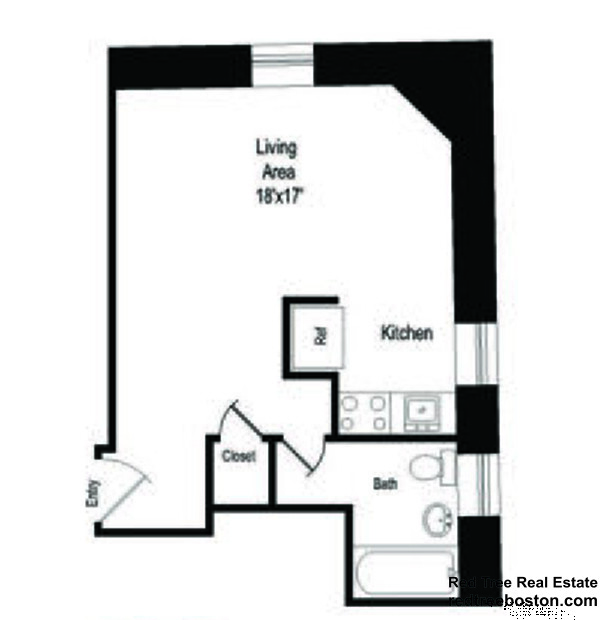 Studio bed, 1 bath apartment for rent at 62 Boylston St Unit 123, Midtown — photo 1 of 5