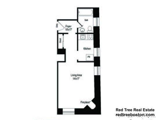 Studio bed, 1 bath apartment for rent at 62 Boylston St Unit 212A, Midtown — photo 1 of 5