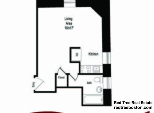 Studio bed, 1 bath apartment for rent at 62 Boylston St Unit 423, Midtown — photo 5 of 9