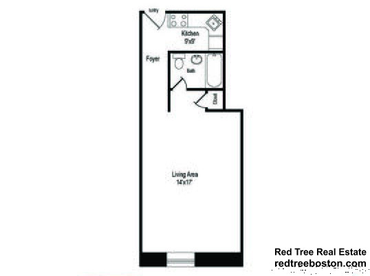 Studio bed, 1 bath apartment for rent at 62 Boylston St Unit 903, Midtown — photo 1 of 5